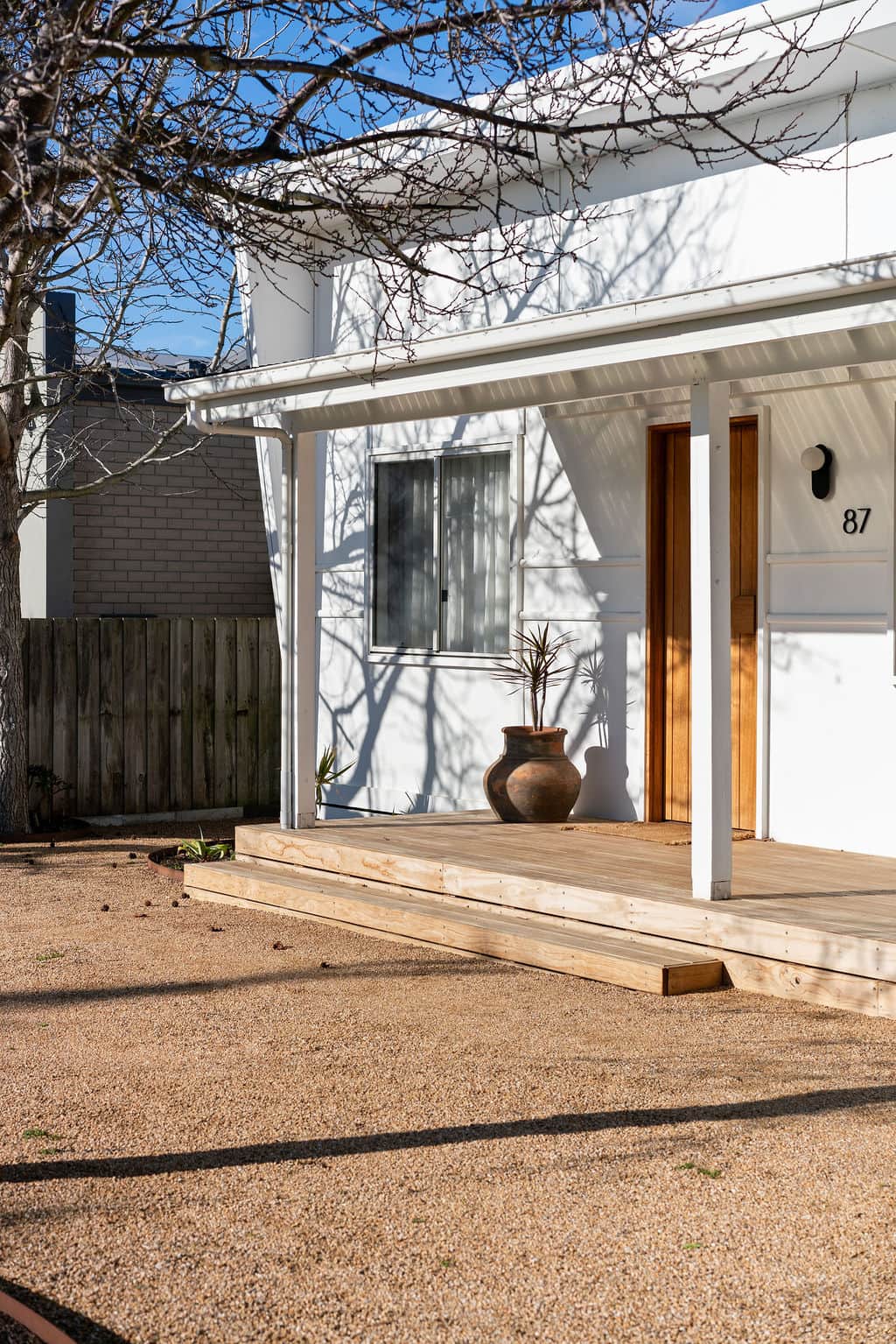 Sunny front porch