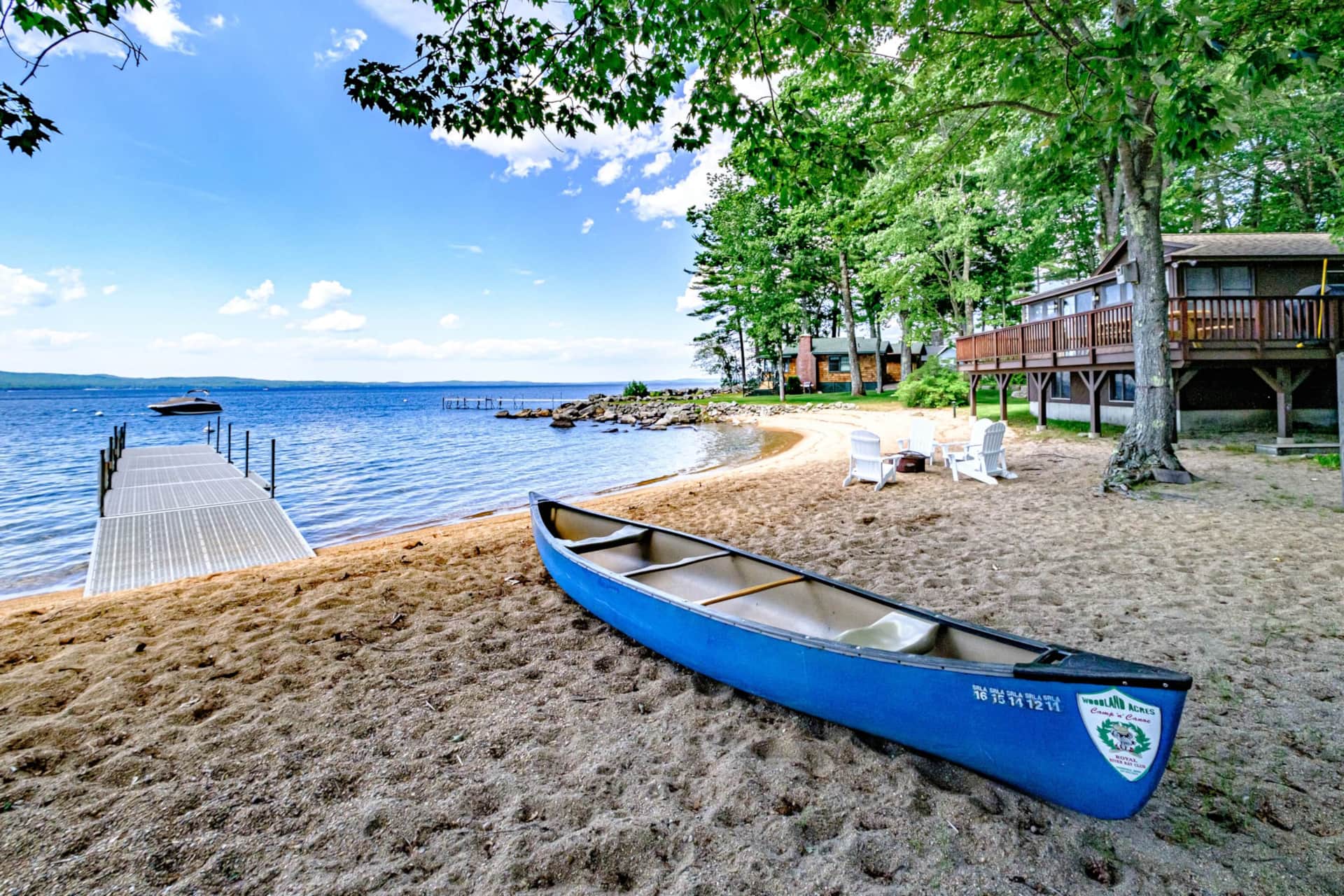 Sebago Sunset Sebago Beachfront Lakehouse Vacation Home in Standish