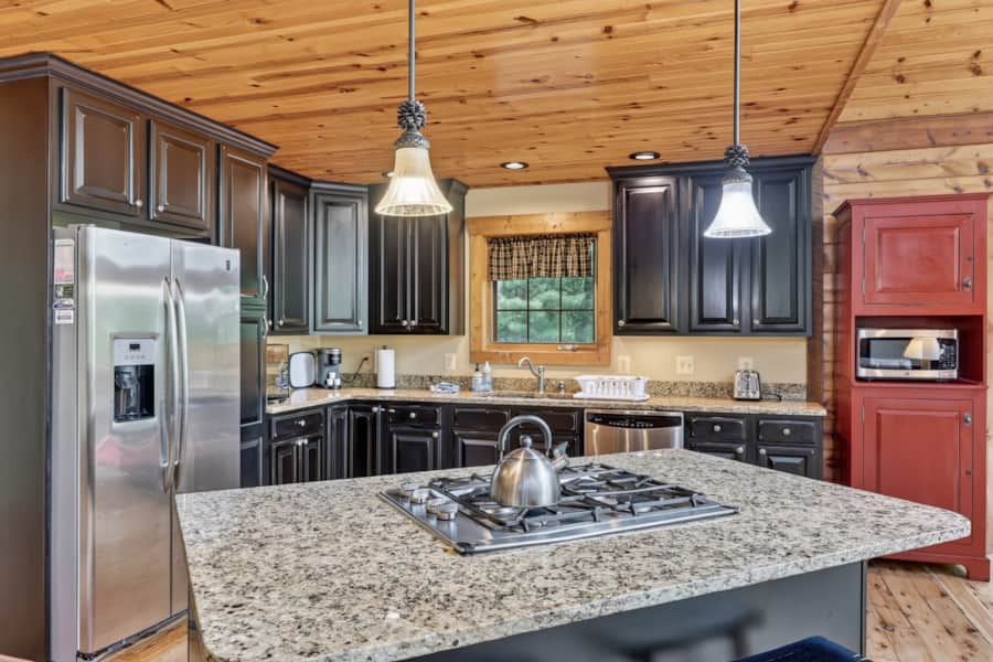 Kitchen with stainless appliances