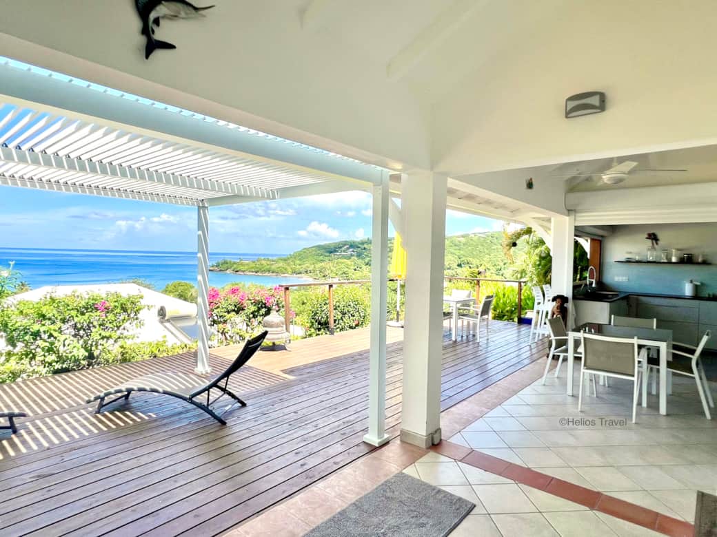 Vue sur la mer des Caraïbes