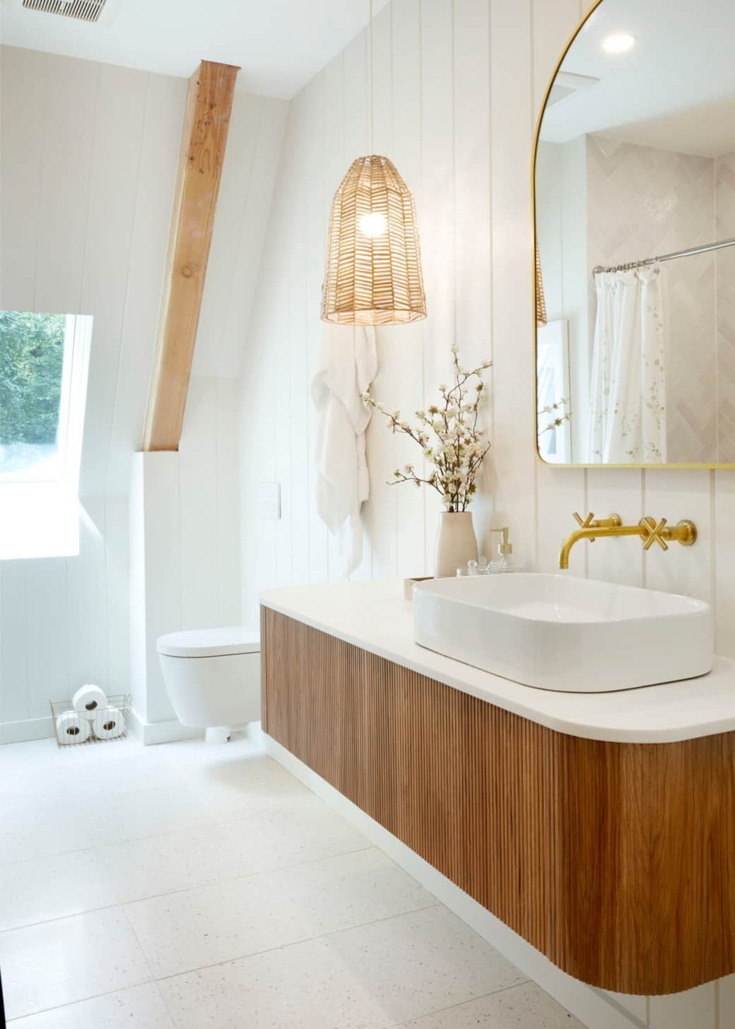 Refined utility. High-end fixtures and organic apothecary amenities.