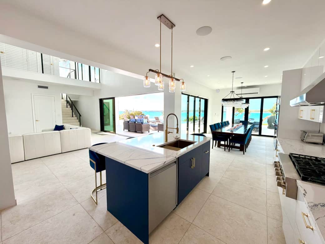 Lower level from kitchen