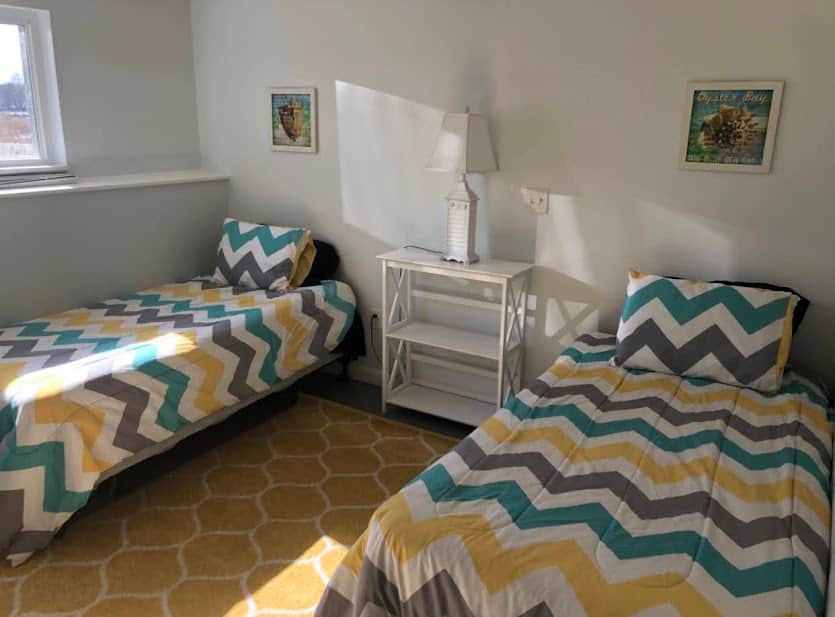 Lower level guest room Lower level guest room