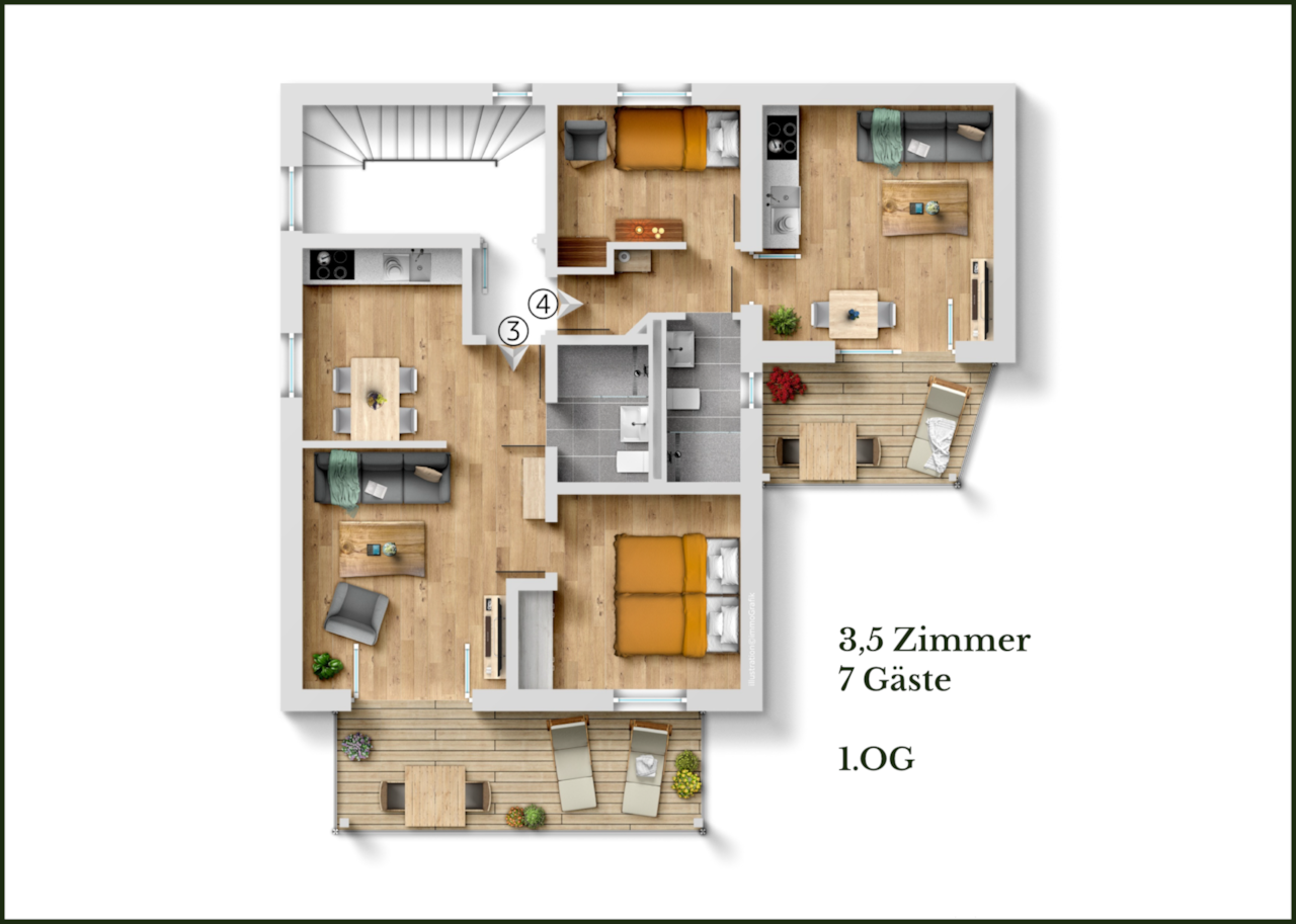 Planimetria - Suite 3 e 4