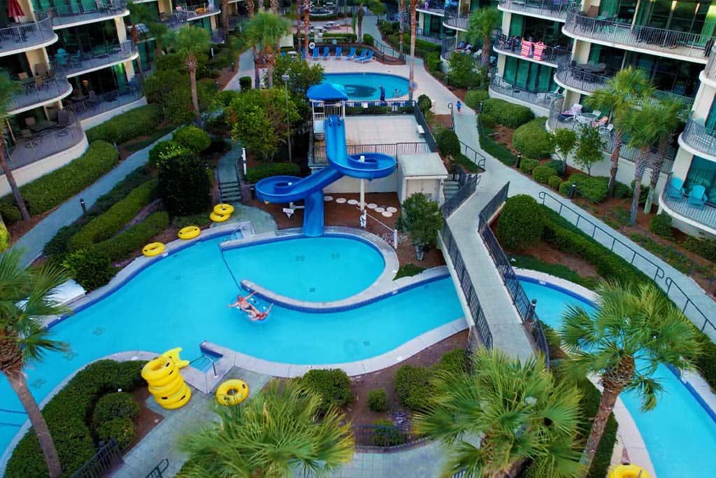 Water Slide from Above Phoenix on the Bay Unit 1431