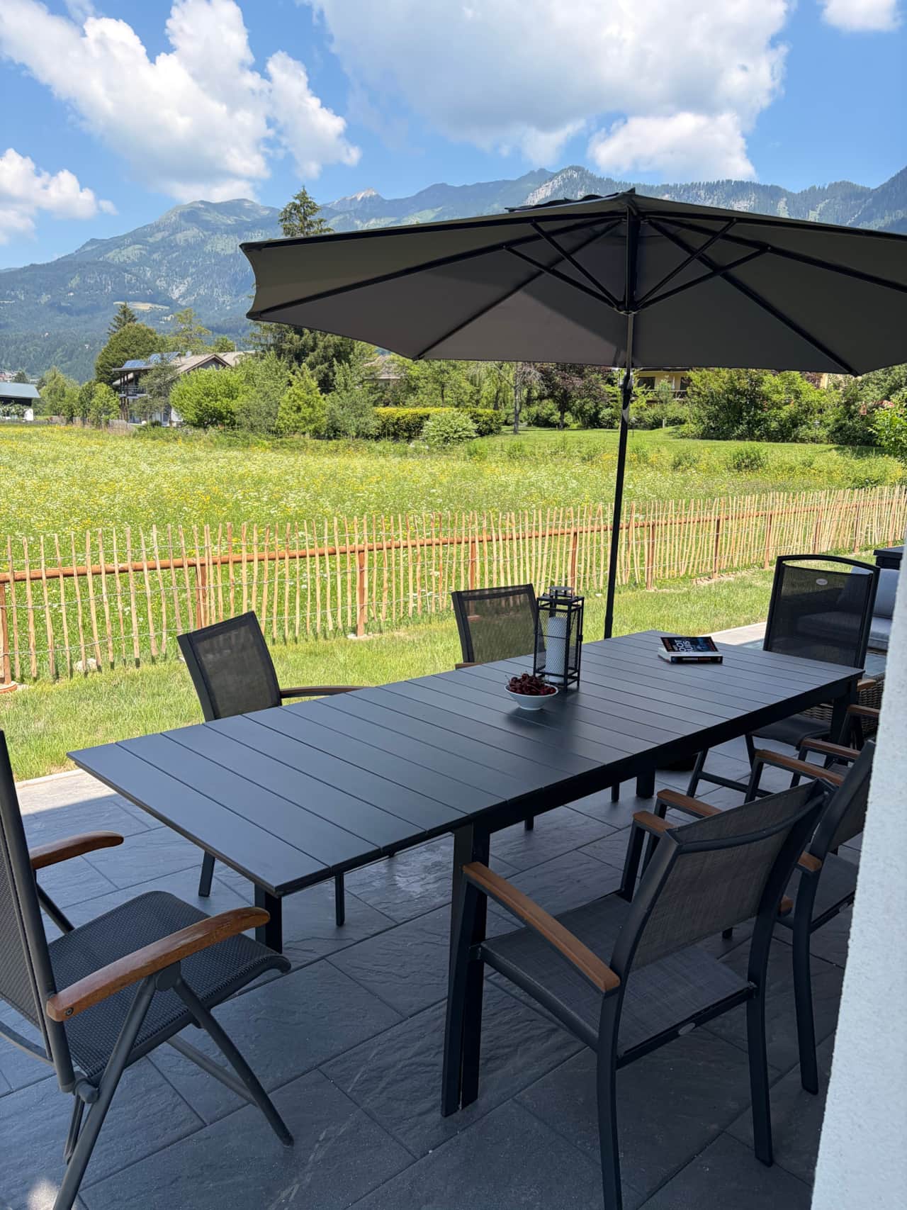Eettafel terras