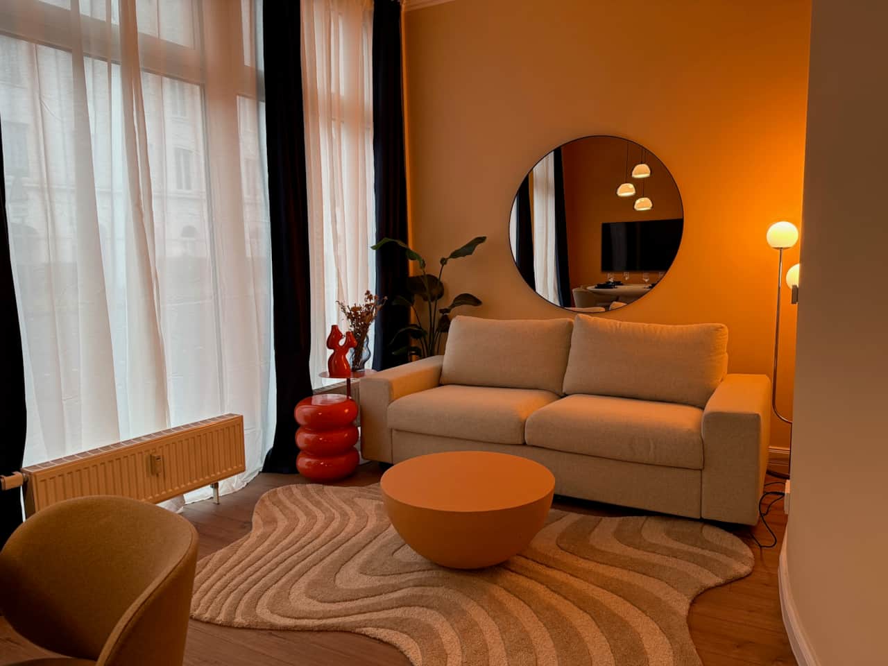 Wohnzimmer/ Schlafcouch