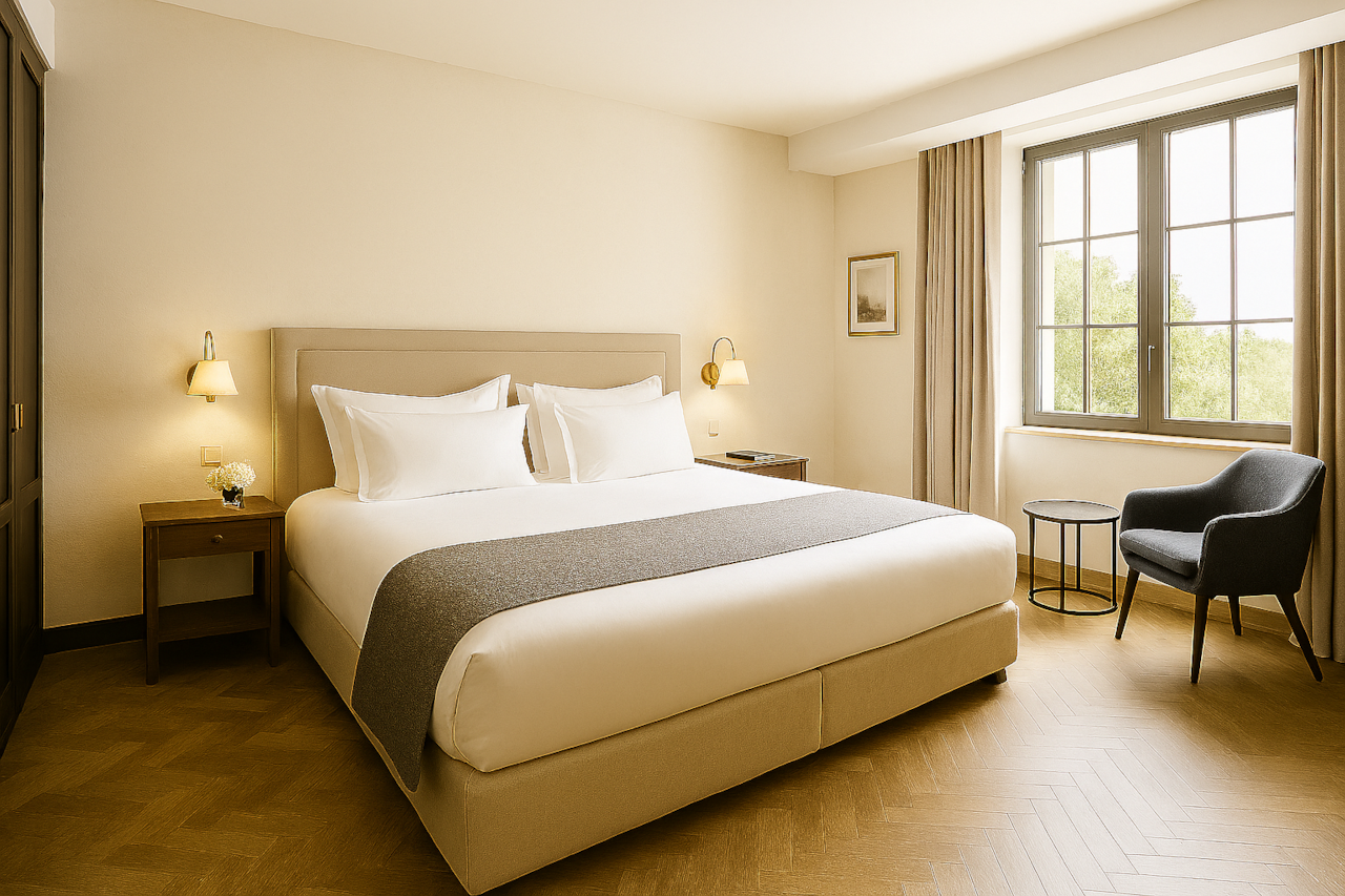 Chambre d'hôtel mode