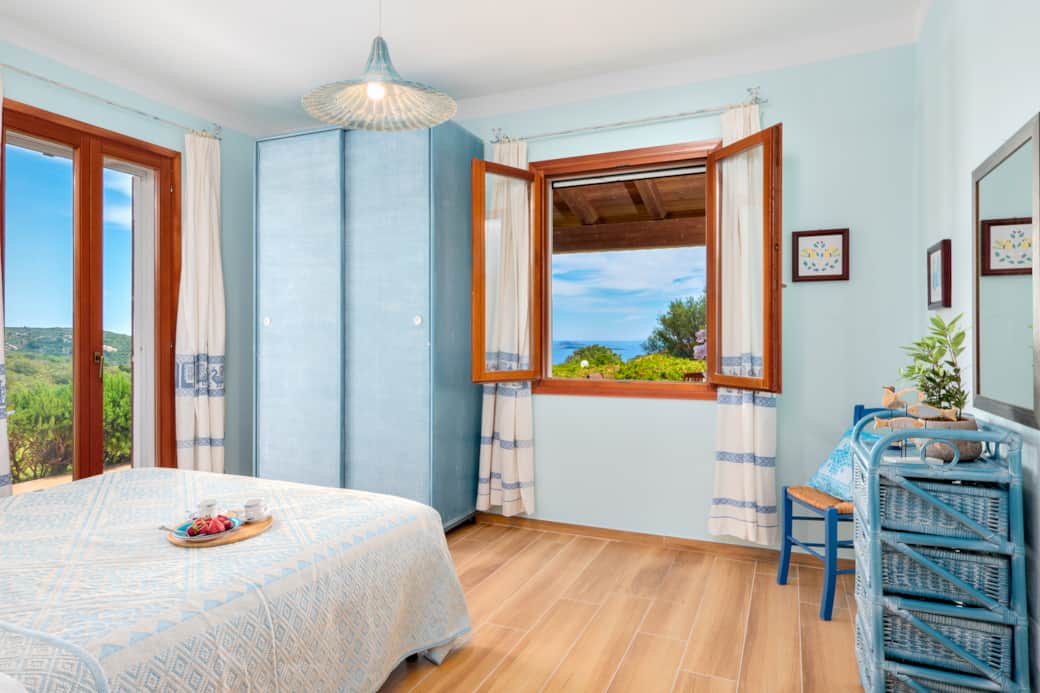 Costa Smeralda seaview bedroom