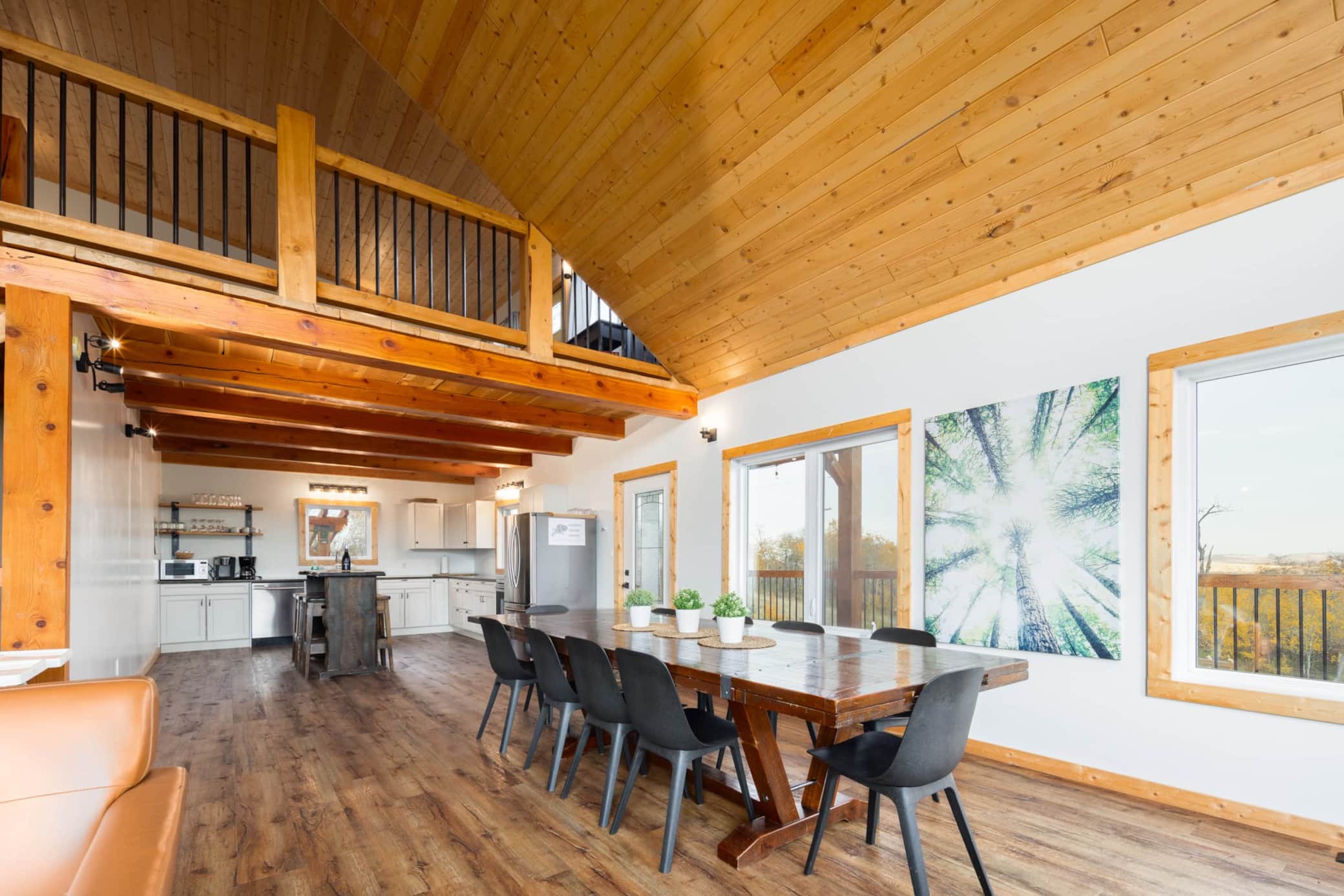 Dine together around a 12+ person custom timber table.jpg
