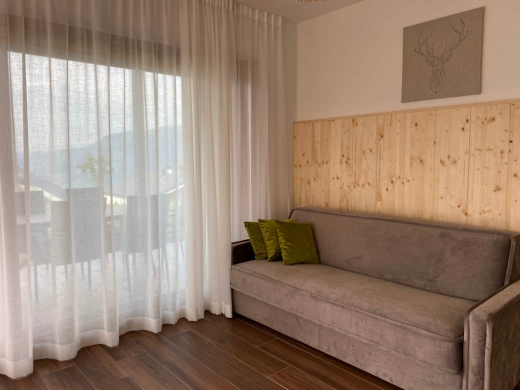 Alpine Chalet Aurora Dolomites couch
