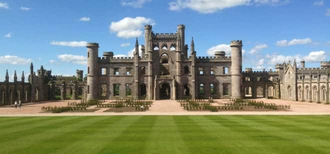 Lowther Castle and gardens, just a short walk away