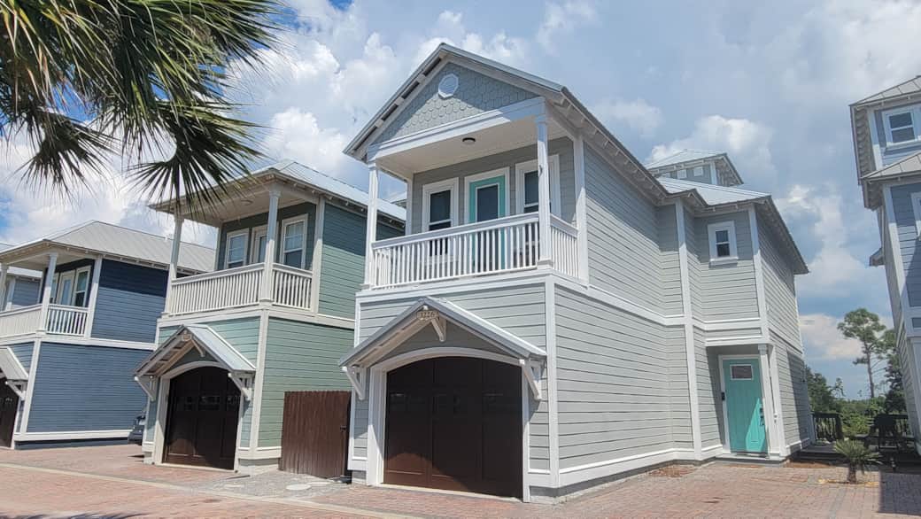 Front of the house.