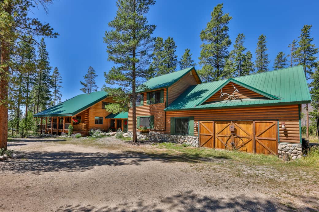 Spacious, flat driveway fits 10-15 cars depending on season