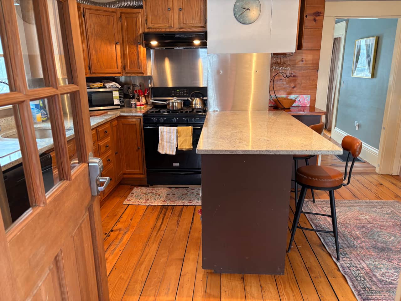 Fully stocked kitchen