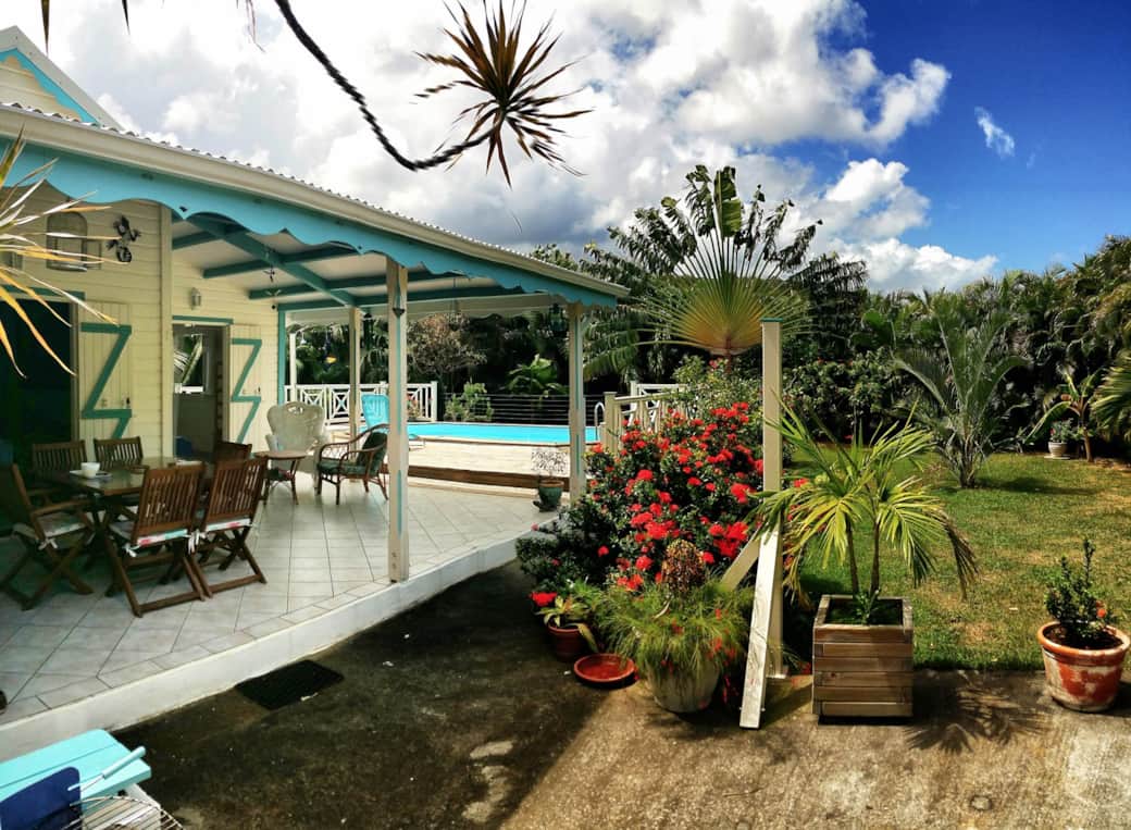 Terrace of the Areka villa