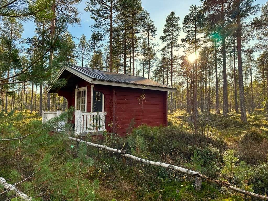 Hütte mitten in der Natur