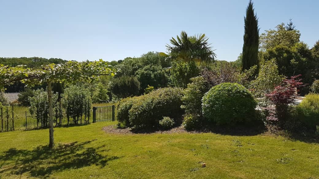 vue sur le jardin