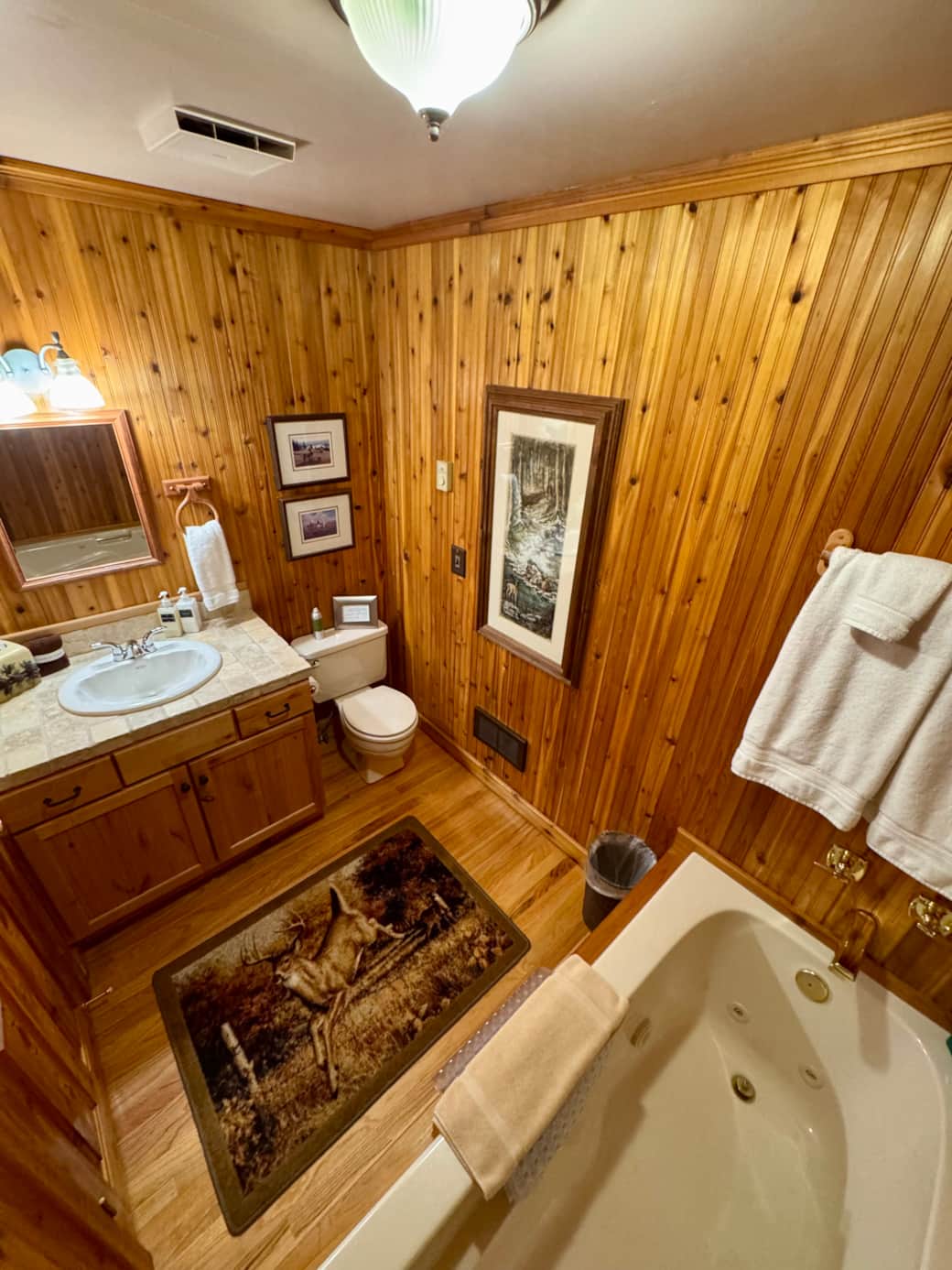 Front of house hallway bathroom