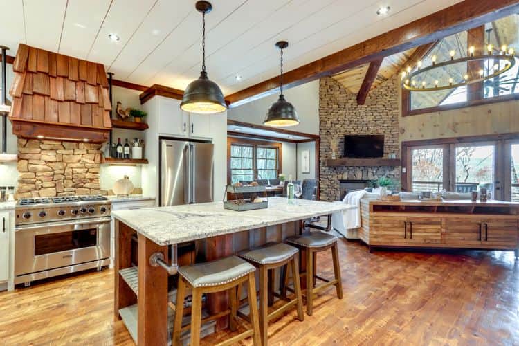 Kitchen | Dining Area | Great Room | Covered Back Deck Access