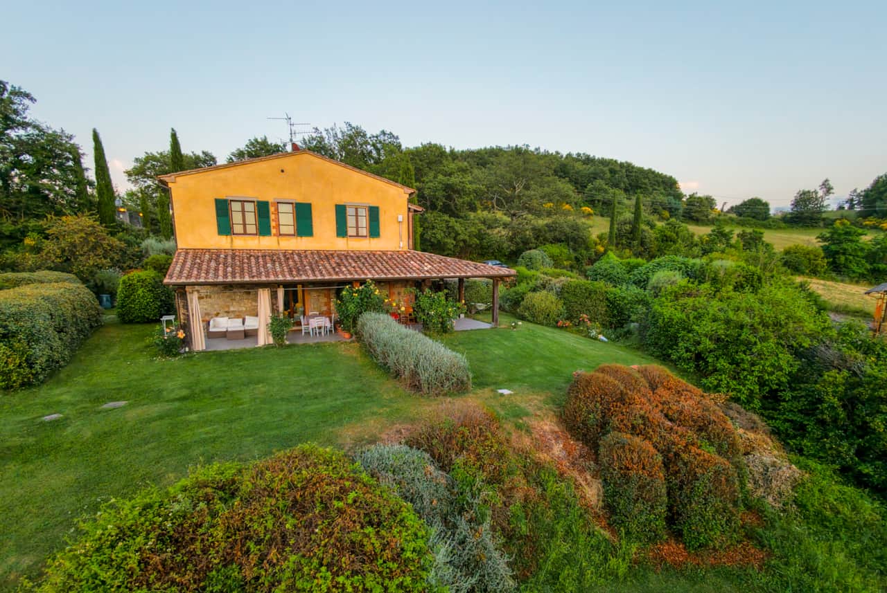 Albegna is on the ground floor of the main house at Podere Sant'Angelo