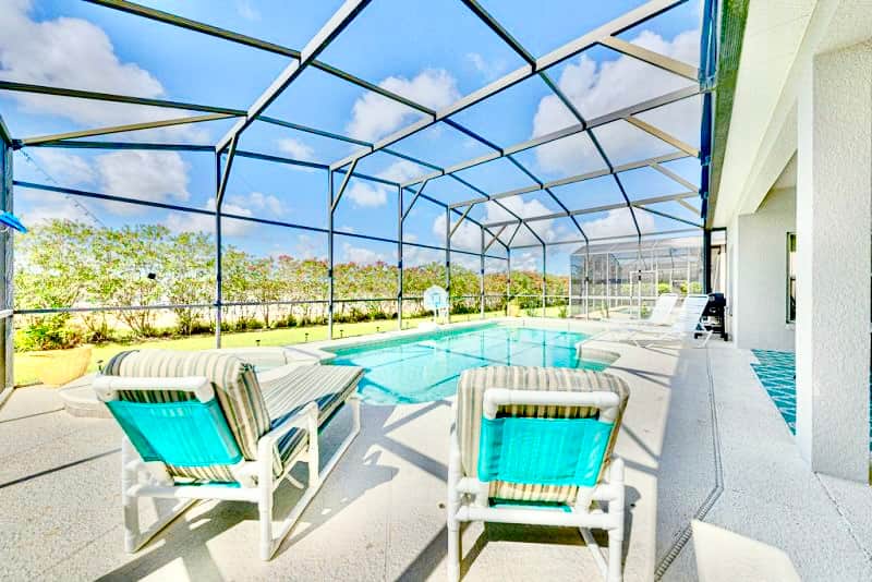 Plenty of seating and loungers to enjoy the Florida sunshine