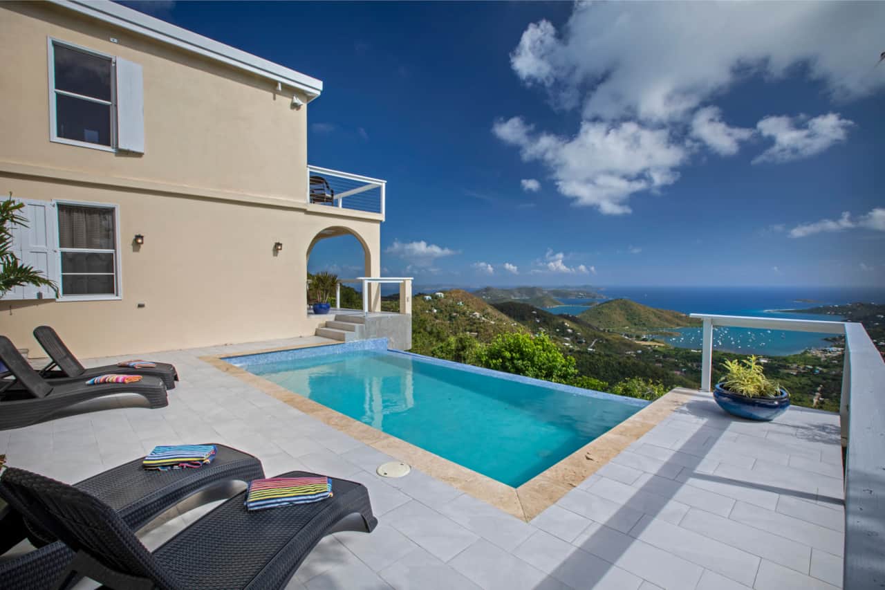 Newly renovated infinity pool