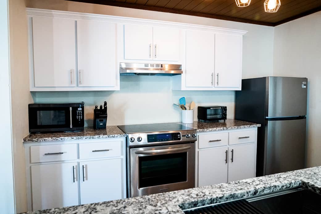 Kitchen from living room