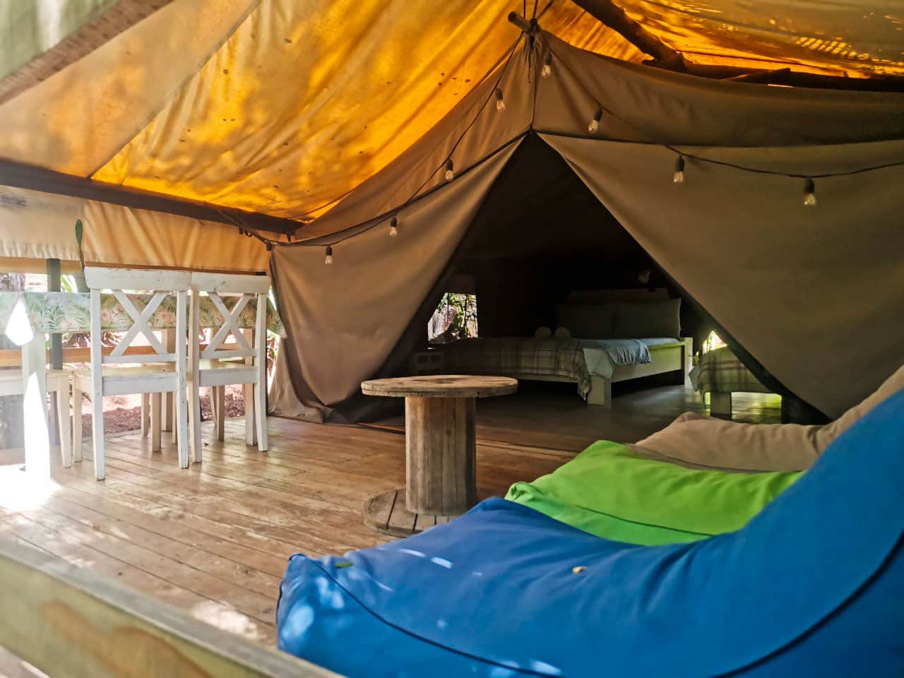 Glamping costa rica flor y bambu playa grande tienda amapola 4