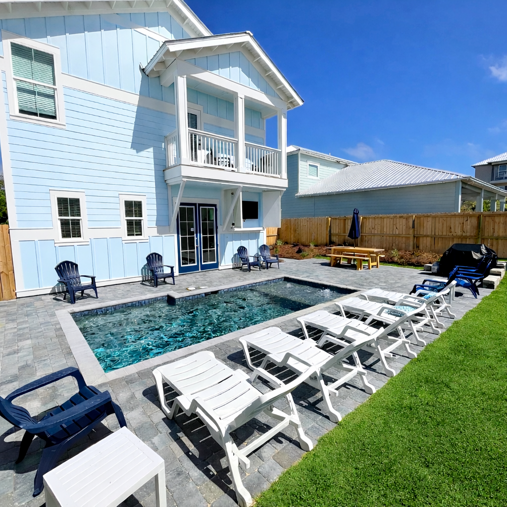 Back Patio & Pool Area