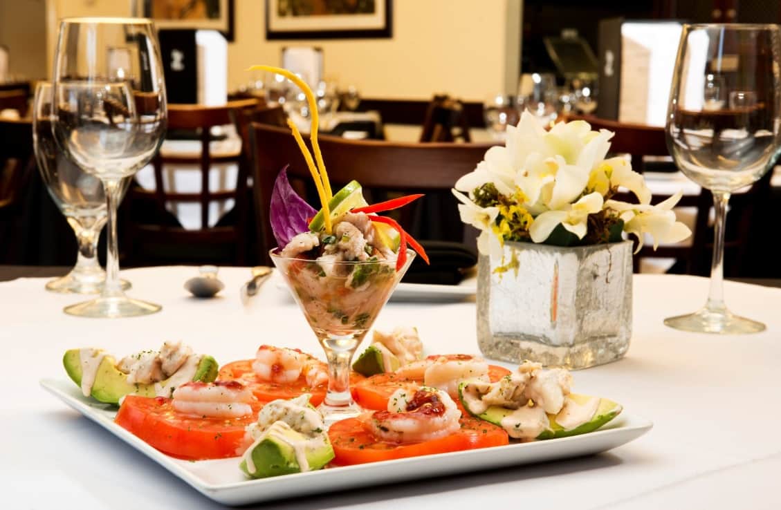 Rudy and Paco fine dining restaurant in Galveston, Texas near The Strand