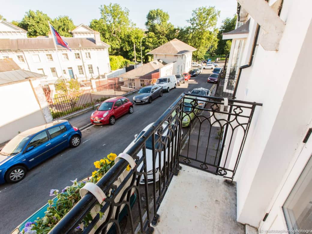 Balcony from super king bedroom