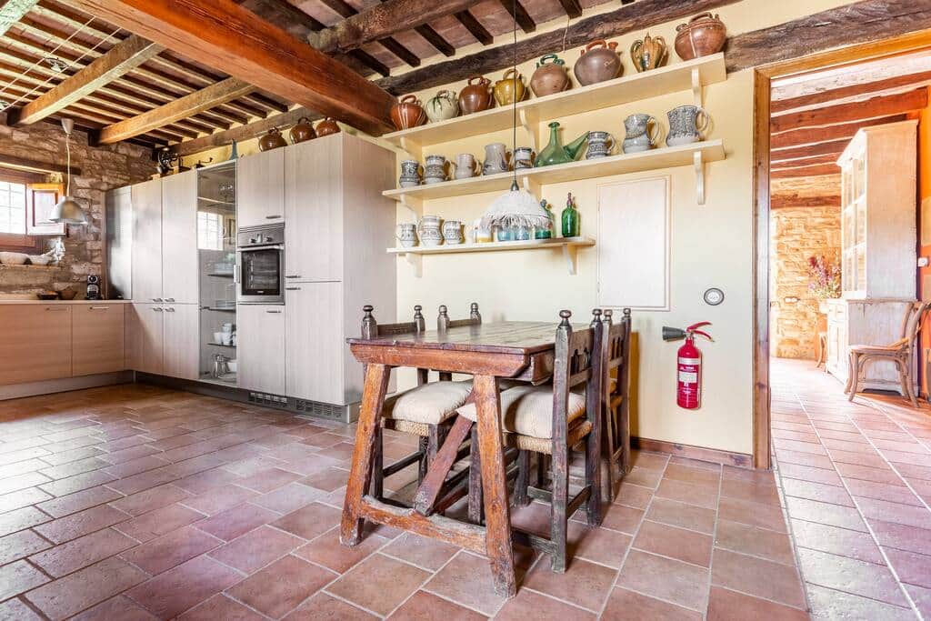 kitchen with table