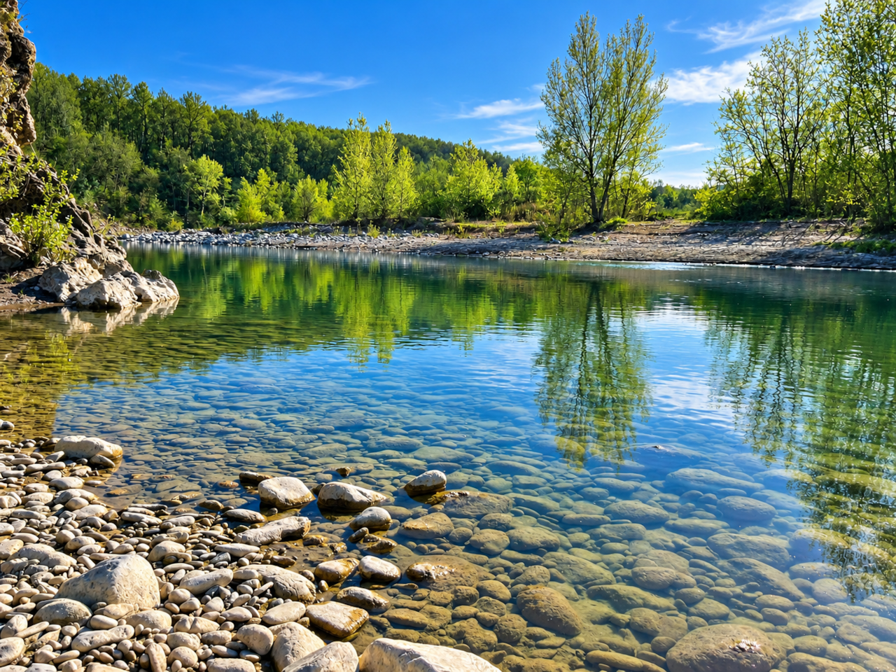 Fonti di Tiberio - River Paglia