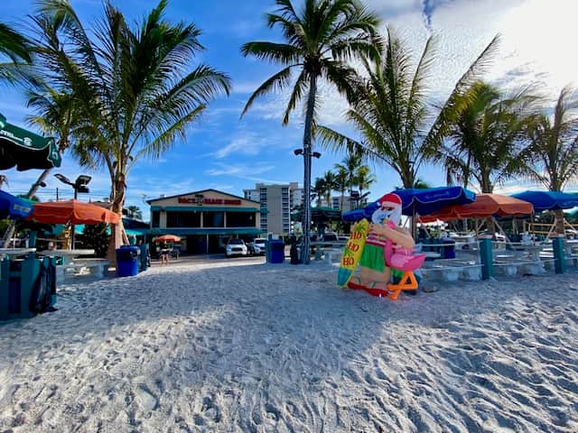 Cocktails at Doc's Beach House at Bonita Beach