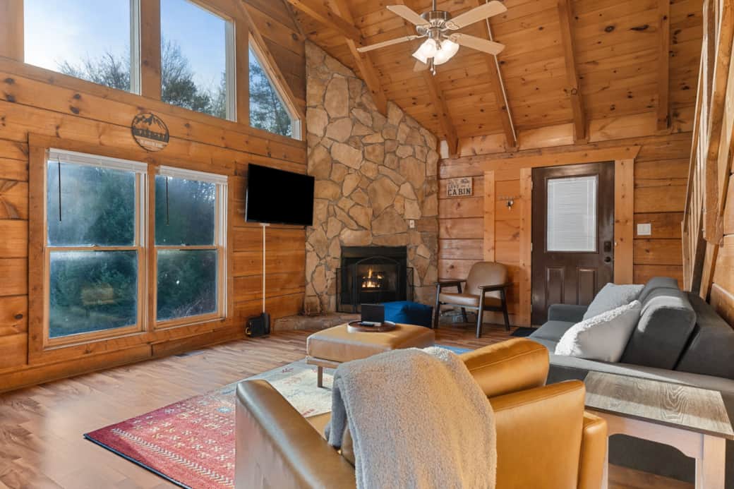 Living room from the kitchen