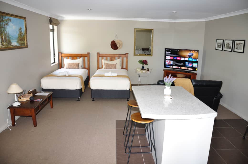 Living room - full view with counter