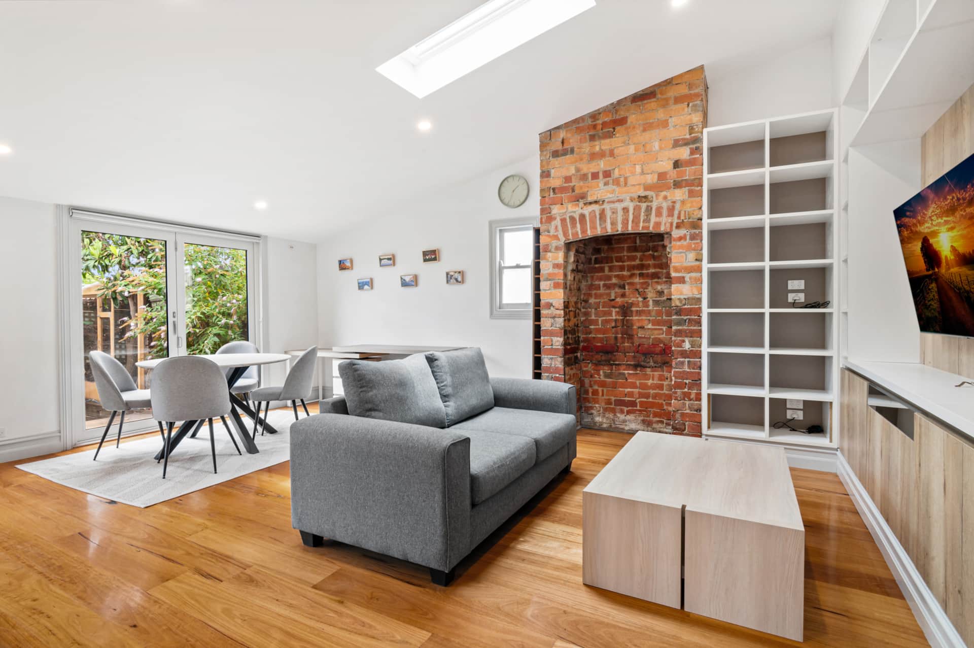 Open-plan lounge and dining