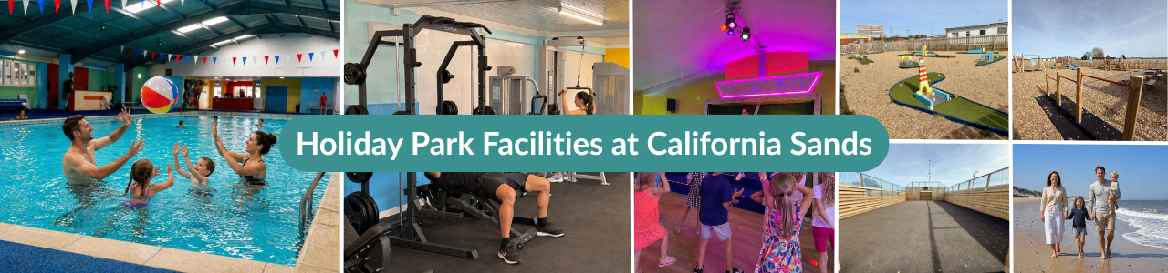 View California Sands Holiday Park facilities including pool, gym and entertainment