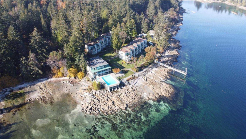 Overhead View of Resort