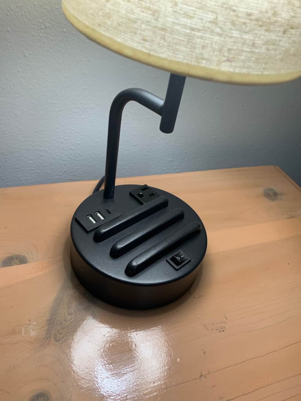 Charging lamps in all bedrooms