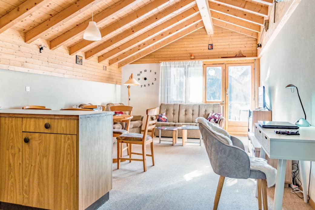 Fiesch Ferienwohnung Wohnzimmer_1