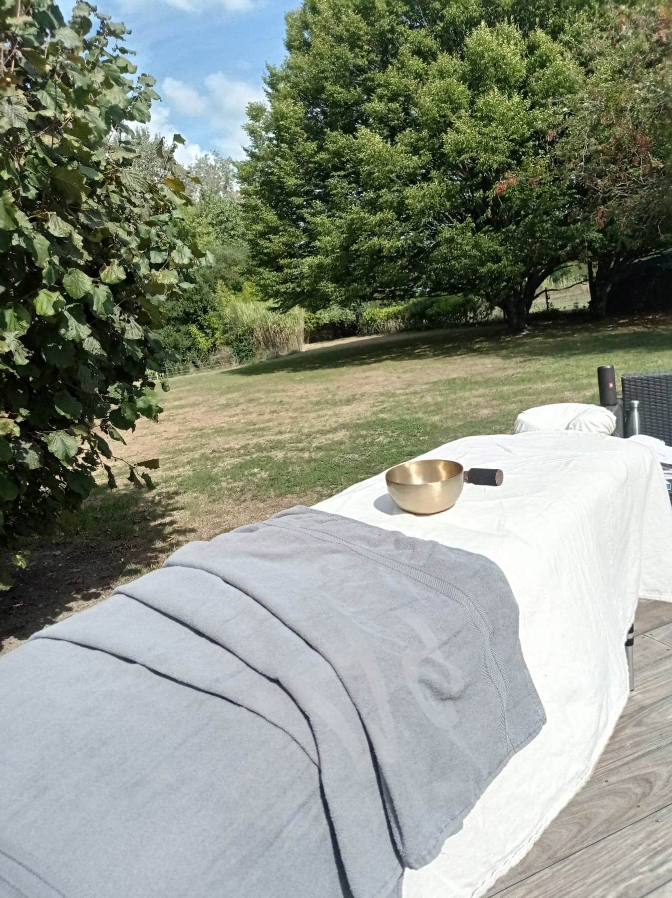 Espace de massage extérieur