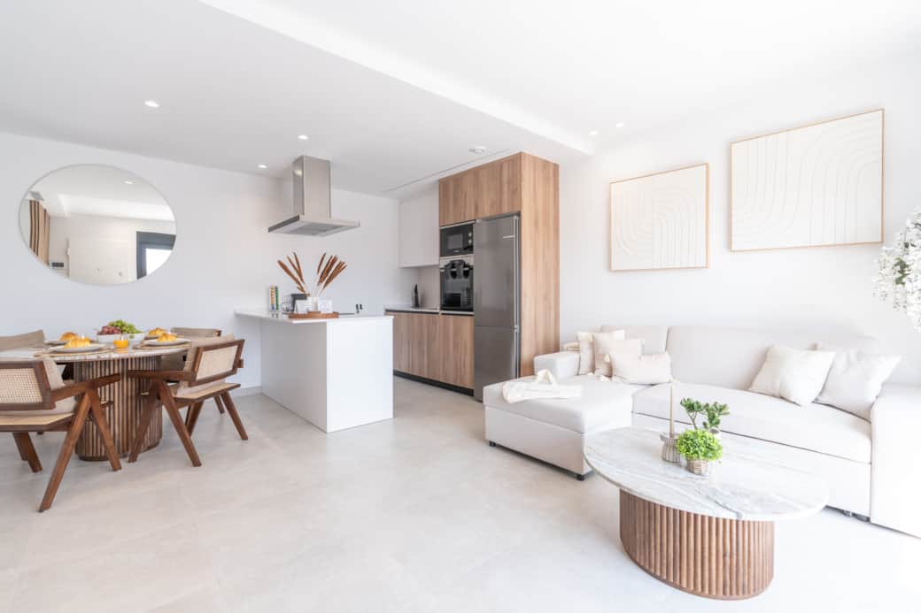 Living Room & Kitchen