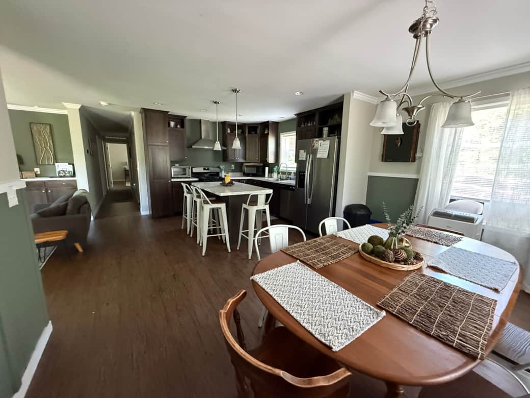 Kitchen and Dining Area toward Hallway