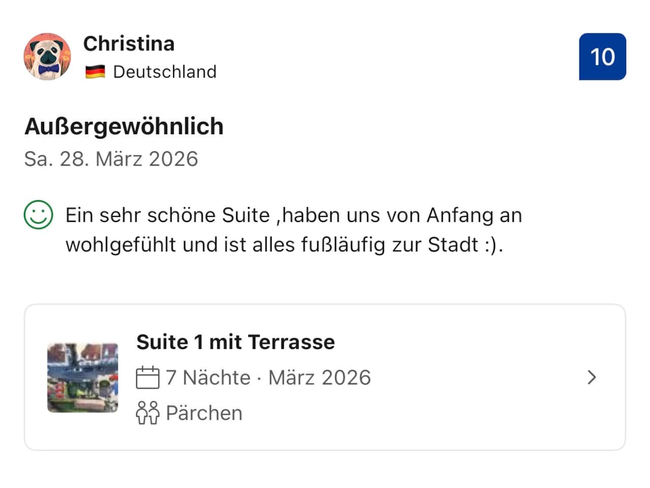 Suite 1 im EG