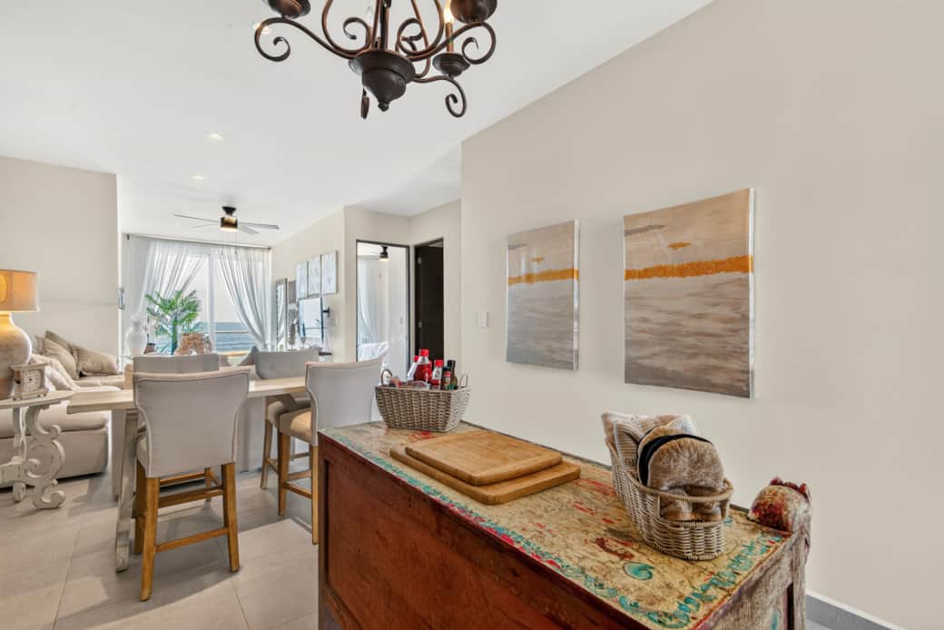 Enjoy every meal with breathtaking Caribbean Sea views from the bright and inviting dining area.