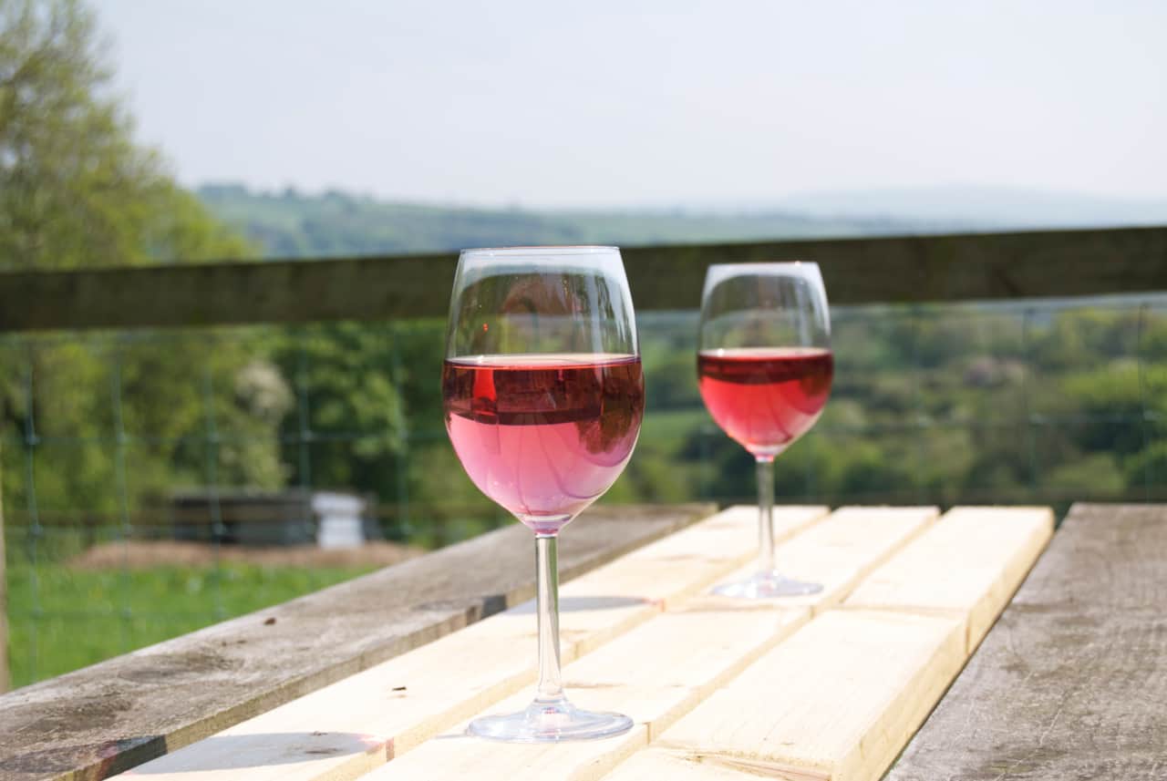 Enjoy the views with a glass or two!! 
