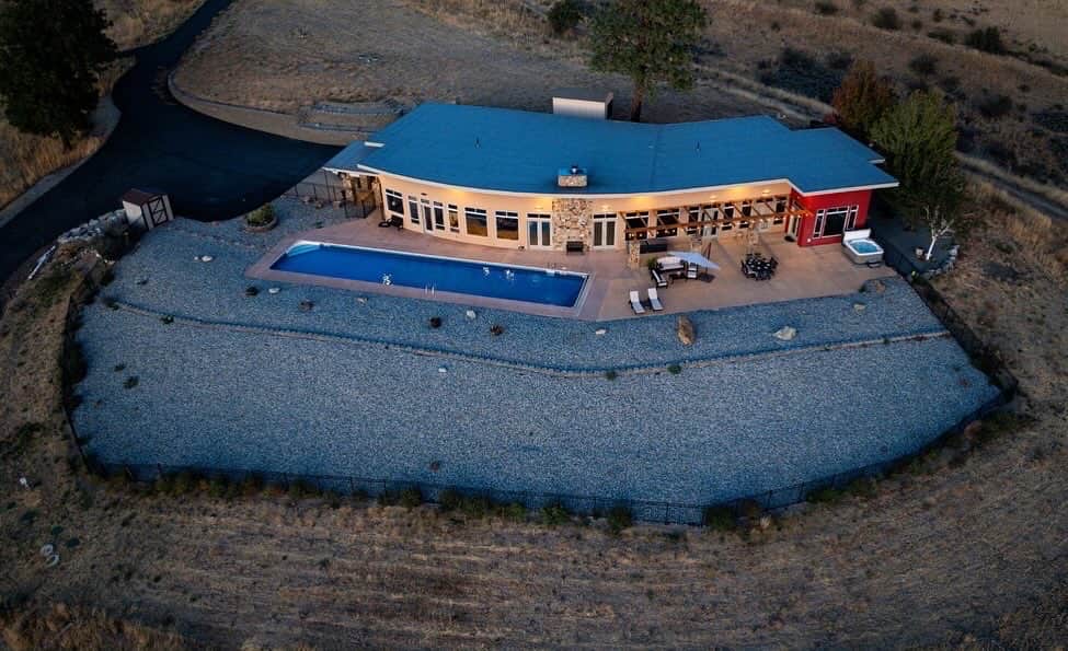Alpine Retreat Chelan Aerial view