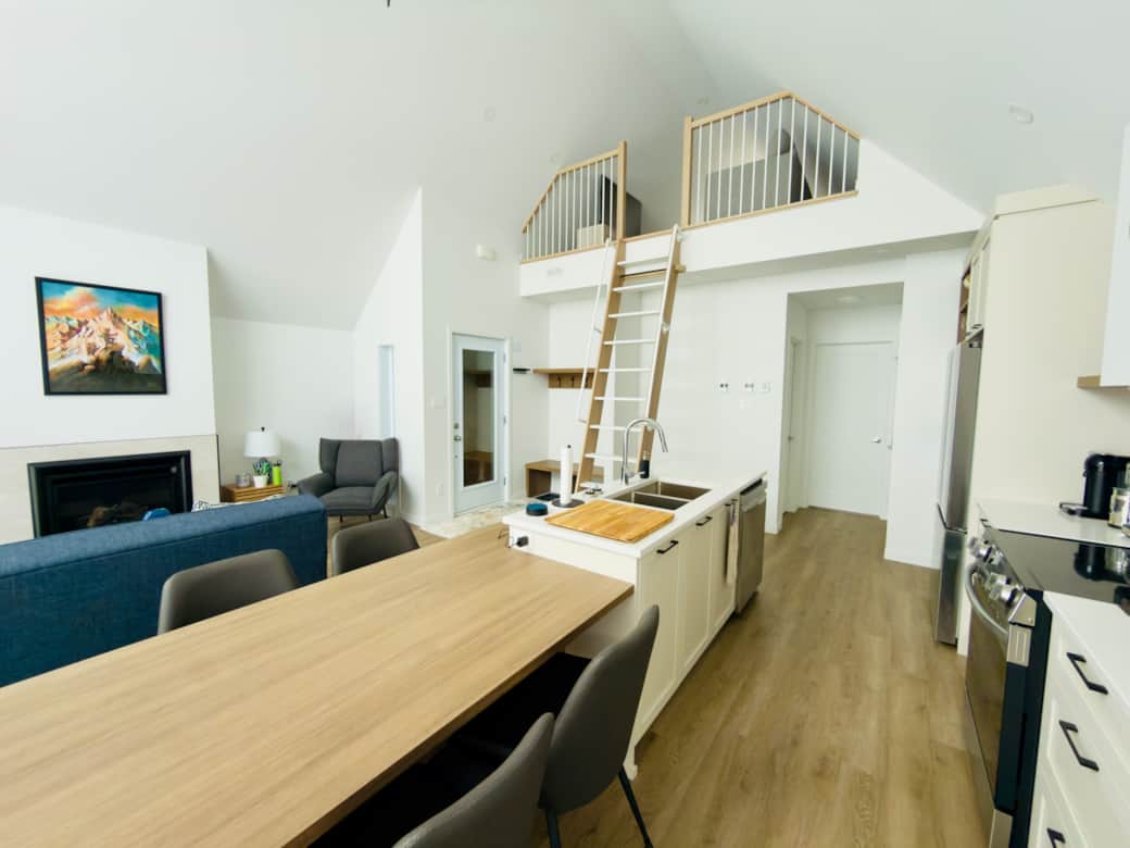 Mezannine vue du salon